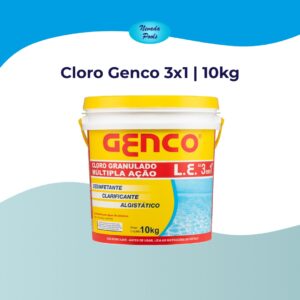 Cloro Genco 3 em 1 10kg - Múltipla Ação | Nevada Pools