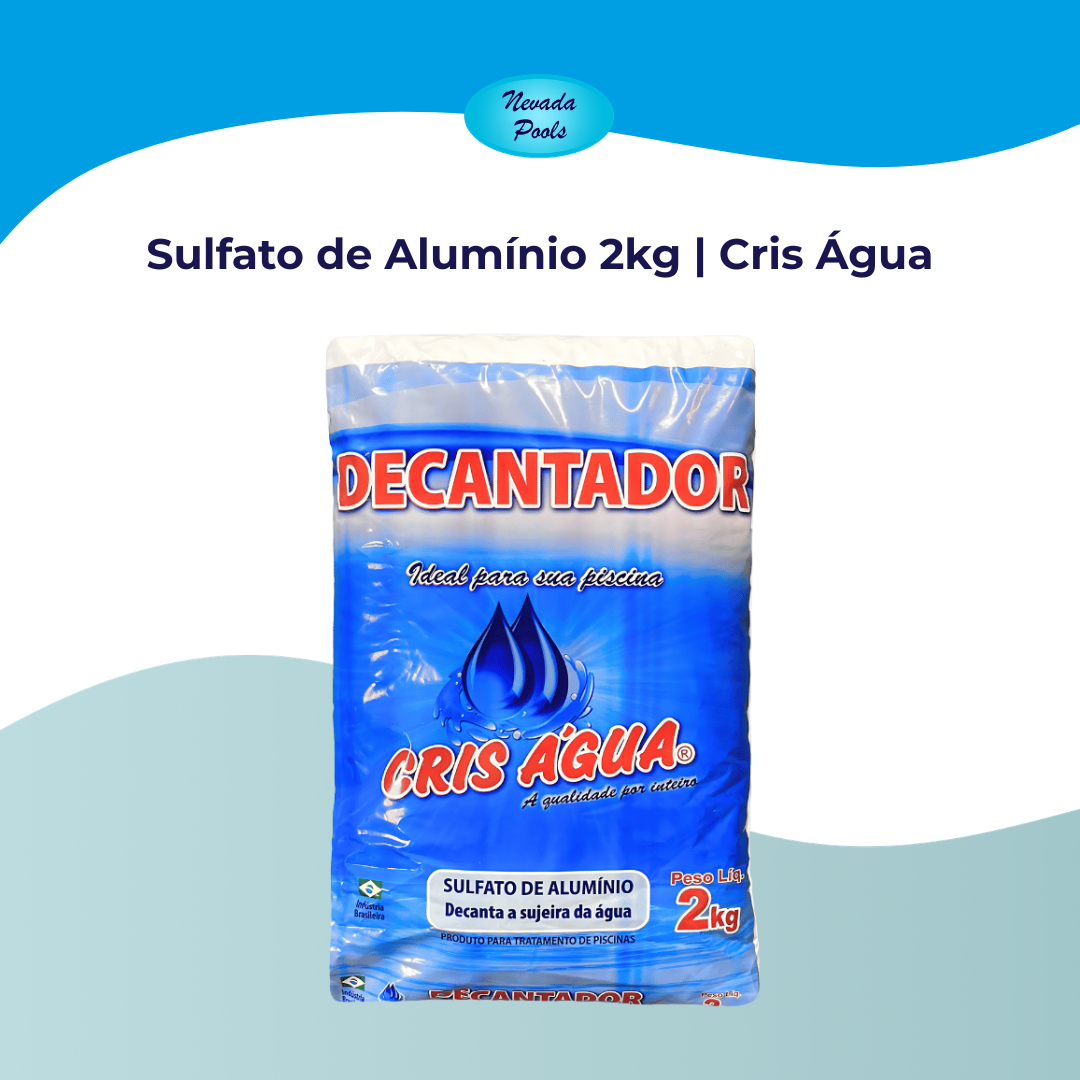 Sulfato de Alumínio Cris Água 2kg - Decantador