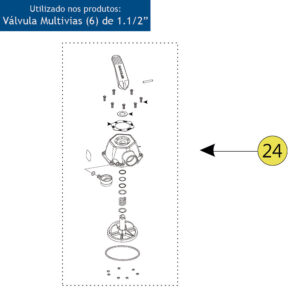 PARTE DE CIMA DA VÁLVULA COMPLETA - NAUTILUS